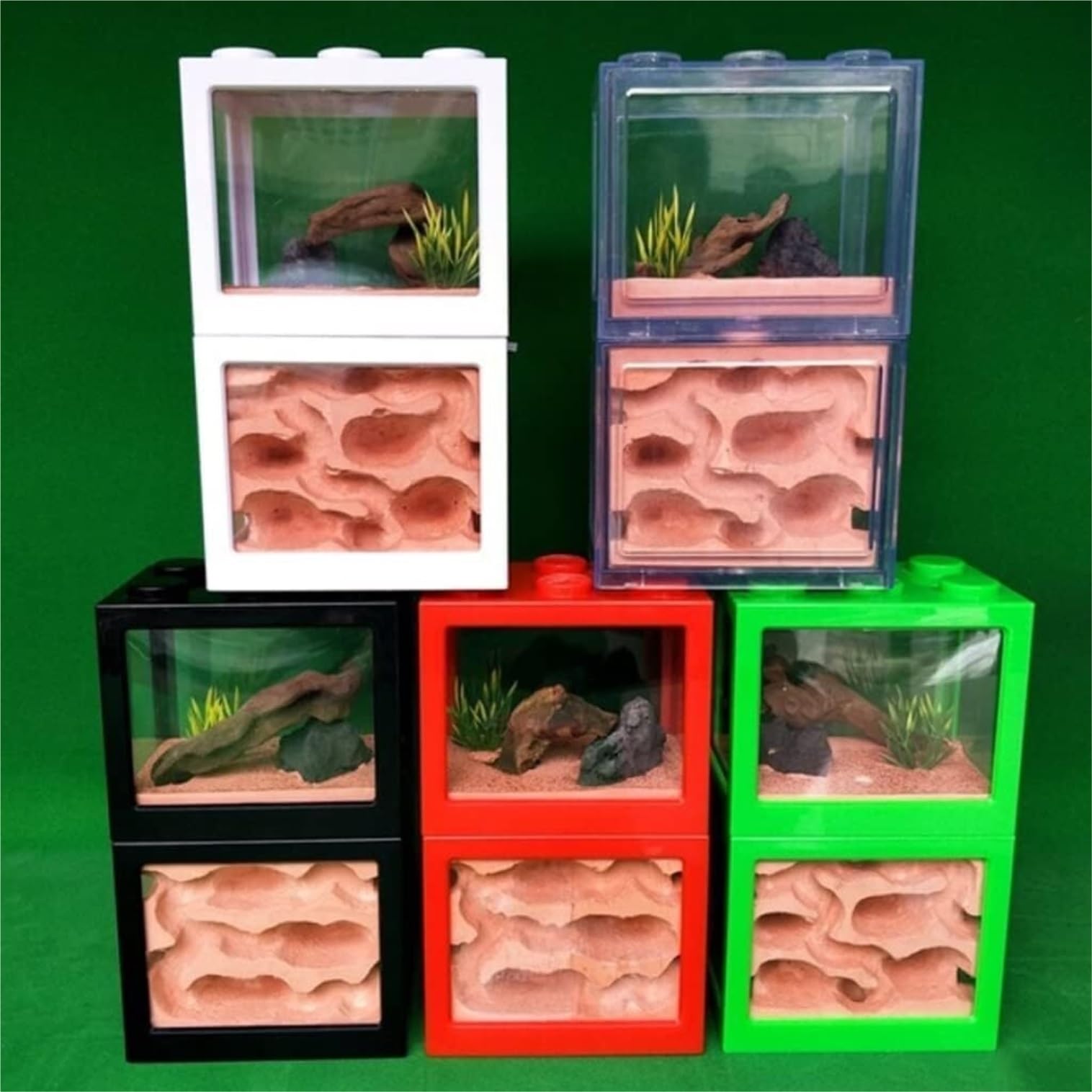 Formicaio Scatola per Alimentazione Formiche Formicaio Fattoria Apprendimento Esperimento Scientifico Educazione Castello Formica Set Formiche Nido