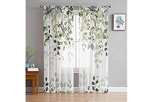 Eucalyptus Sheer Curtains: Bring Nature's Serenity to Your Home