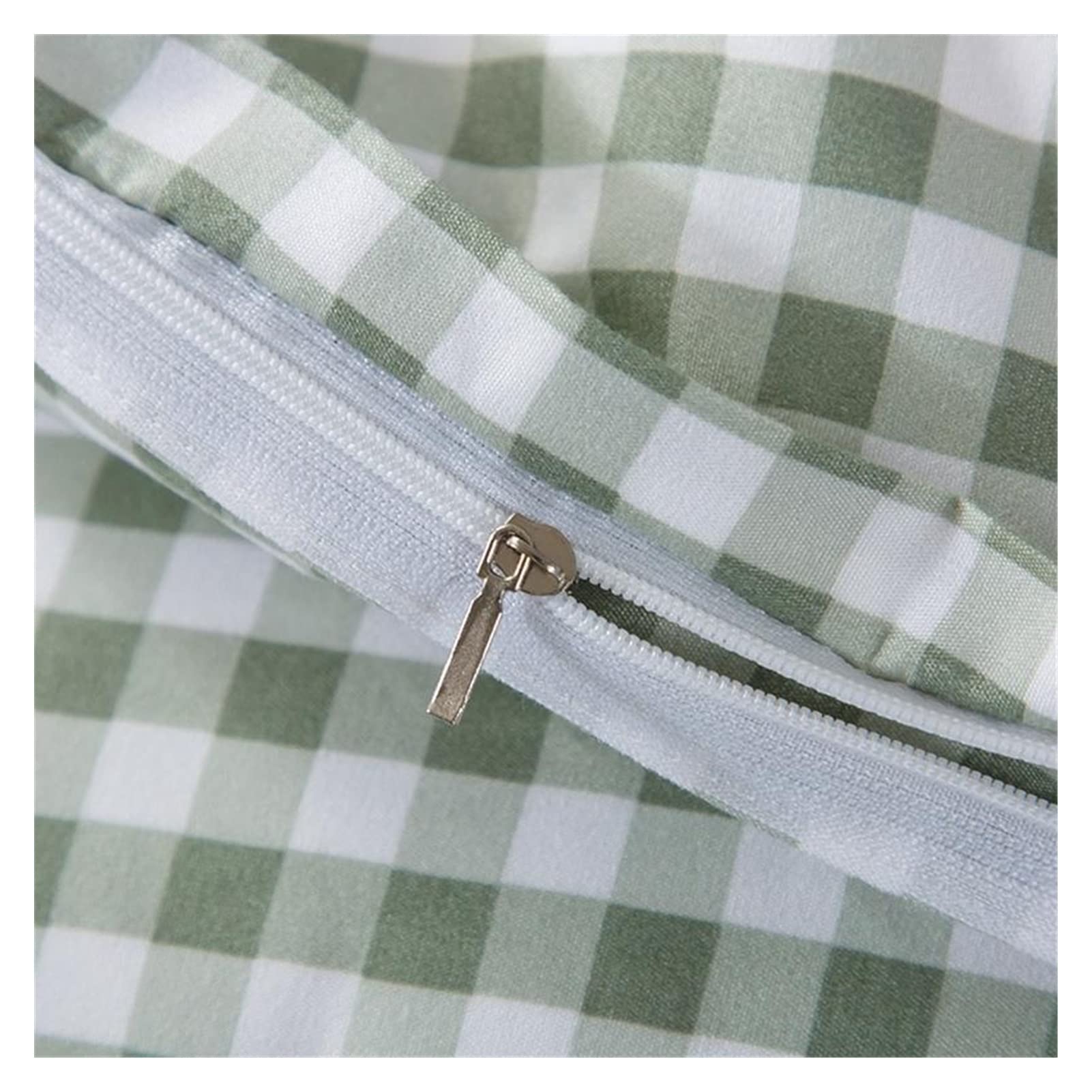 Copripiumino Matrimoniale Green Grid Duvet Cover 220x240 federa 3pcs, set di biancheria da letto, coperchio trapunta 200x230, coperchio coperta, lenzuolo, doppia regina king size Copripiumino Singolo
