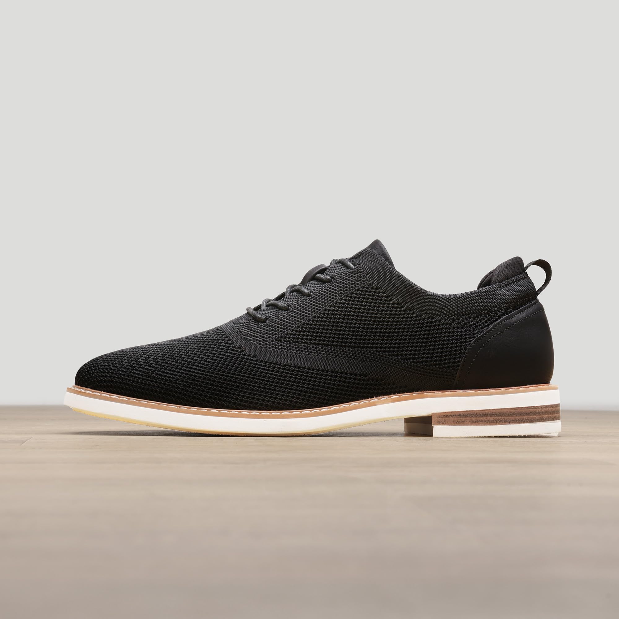 Bruno Marc Męskie buty garniturowe, oddychające, dziergane, na lato, sznurowane, formalne, nowoczesne, klasyczne