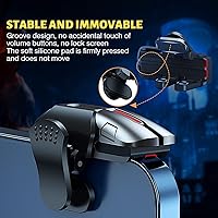 Vista 3 de Mikirini 13 in 1 Mobile Gaming Combo Kits, L2R2 4 Triggers Cell Phone Controller for iPhones/Android Phones, compatible with PUBG/Fortnitee/Call of