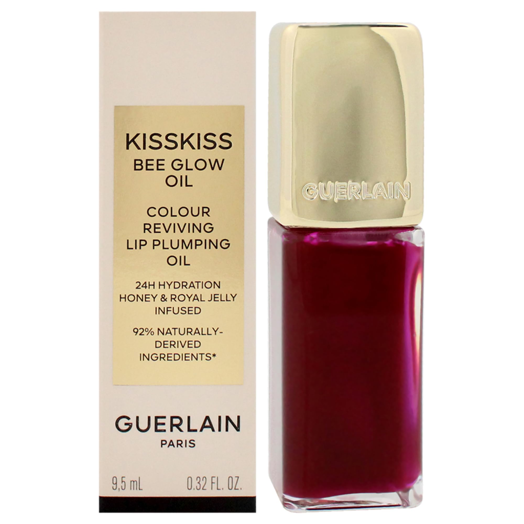 Guerlain Kiss Kiss Bee Glow Oil - 809 Lavender Glow for Women - 0.3 oz Lip Oil