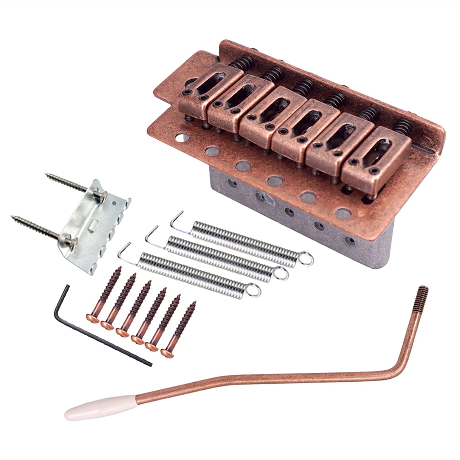 6 Sella Piatta Stringa Singolo Tremolo Bridge Per Sq St. Sostituzioni Di Chitarra Elettrica. ponte chitarra