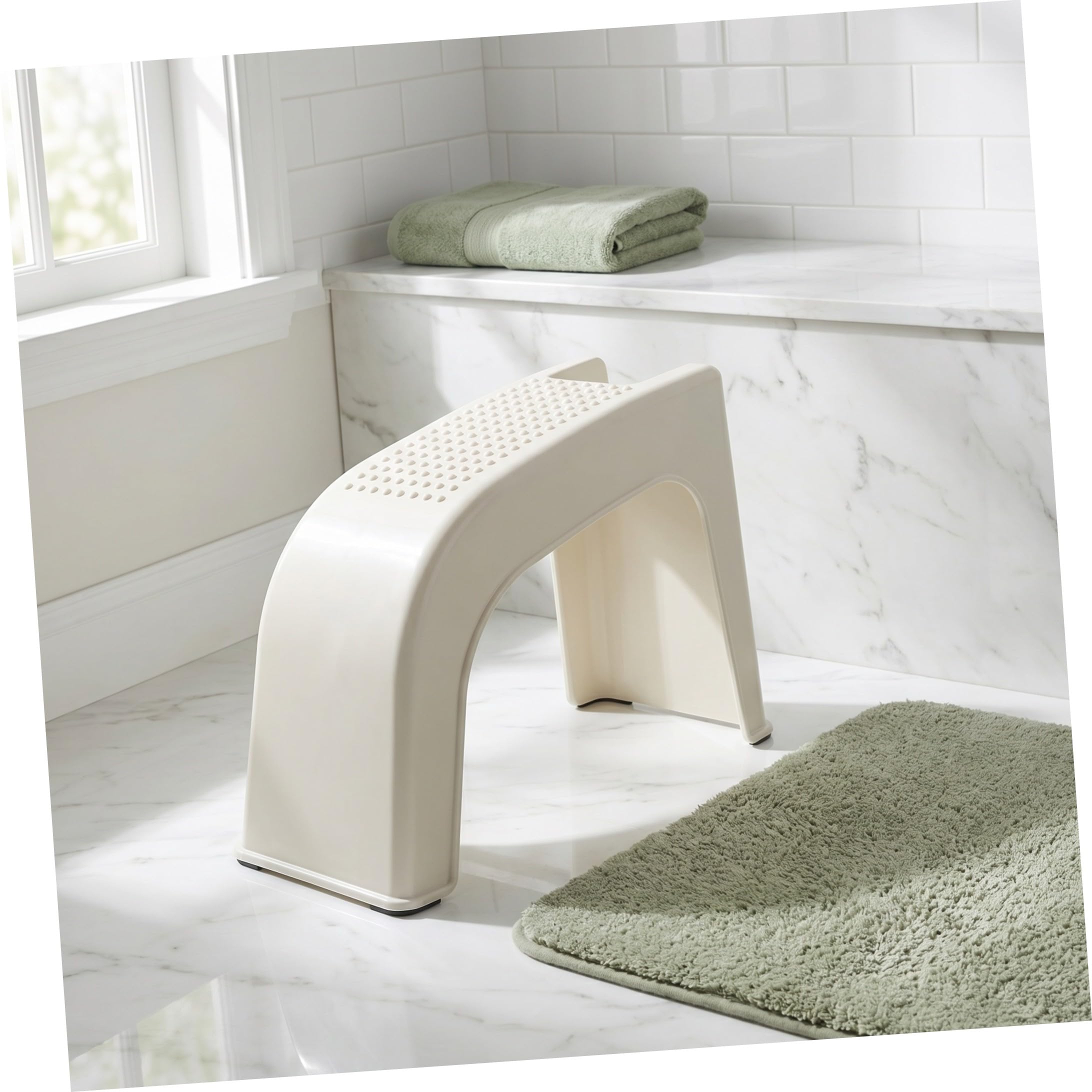 2 Pezzi Sgabello per Pedicure Professionale per Manicure e Pedicure Comodo e Stabile per Saloni di Bellezza e Utilizzo Personale