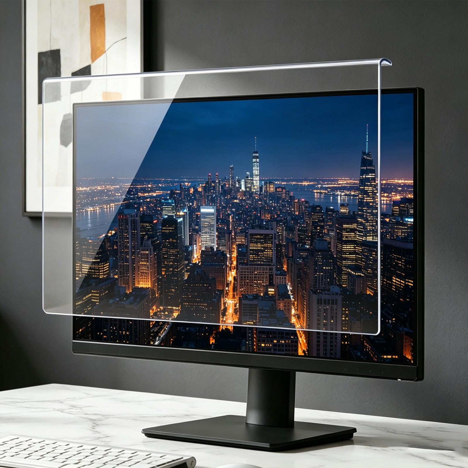 Cryfokt Protezione Schermo Luce Blu Computer, 22 Pollici 16:9, per Monitor