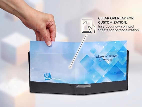 محفظة UniKeep Disc 10 CD / DVD مع 10 صفحات - حزمة من 3