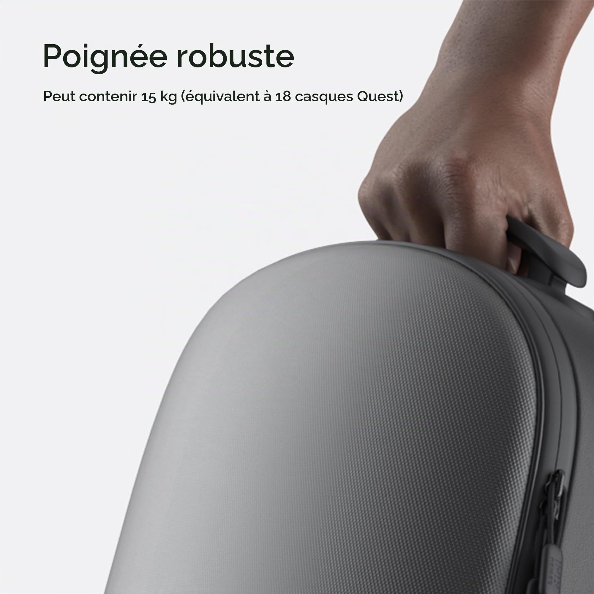 KIWI design Étui de Transport Compatible avec Meta Quest 3S/3/2 et Vision Pro