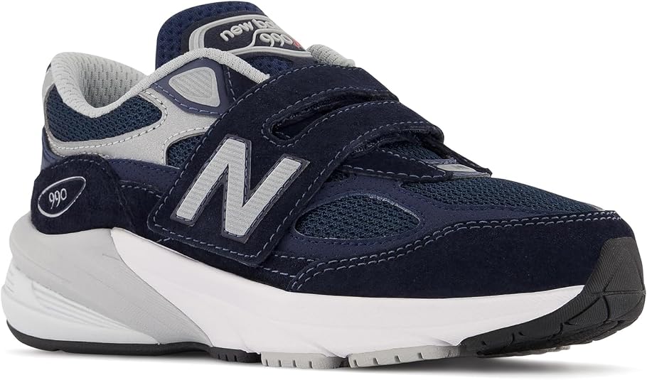 Amazon.co.jp: New Balance キッズ 990 V6 面ファスナースニーカー