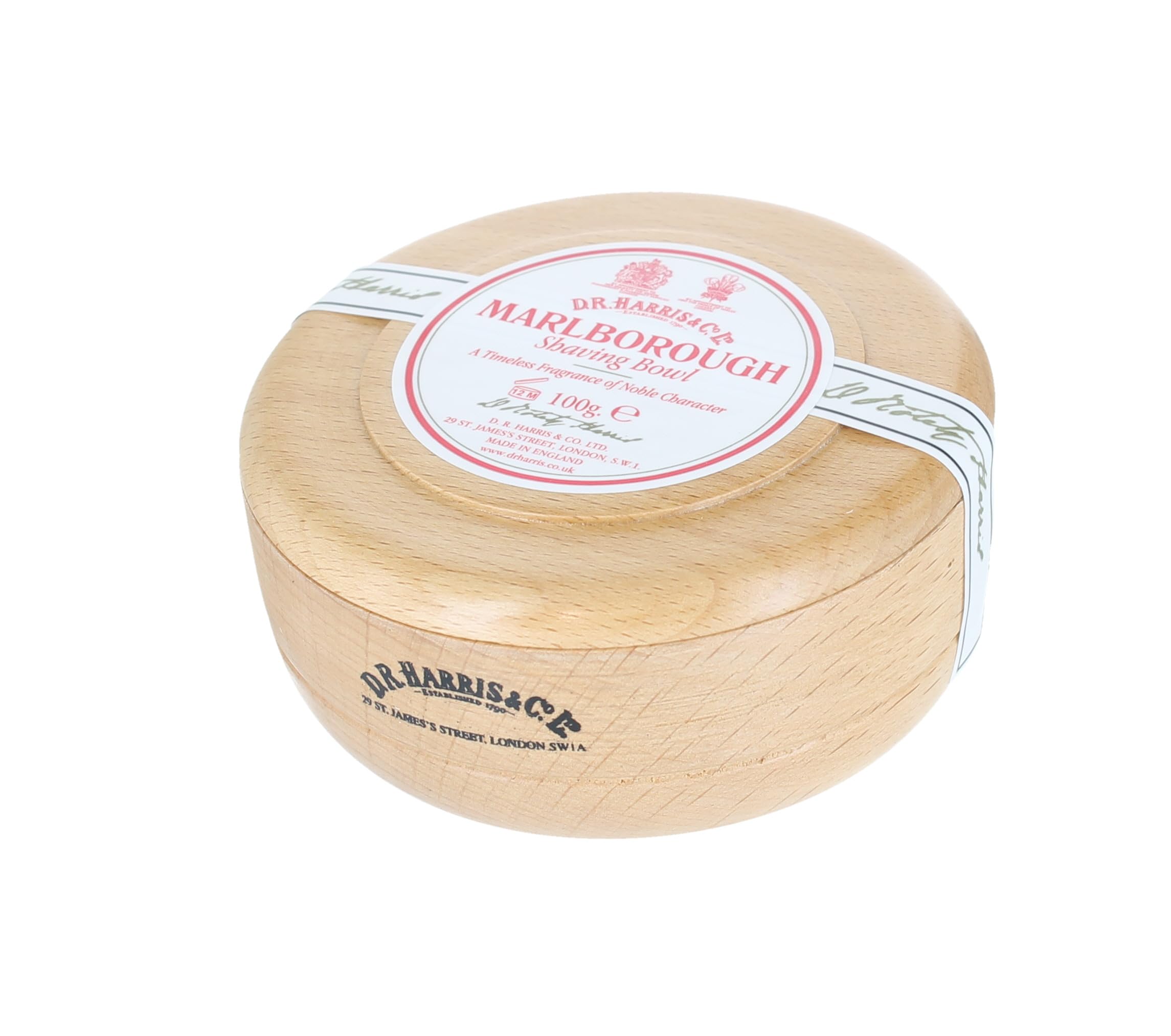 D.R. Harris Jabón Afeitar Marlborough Bol Madera Haya 100gr