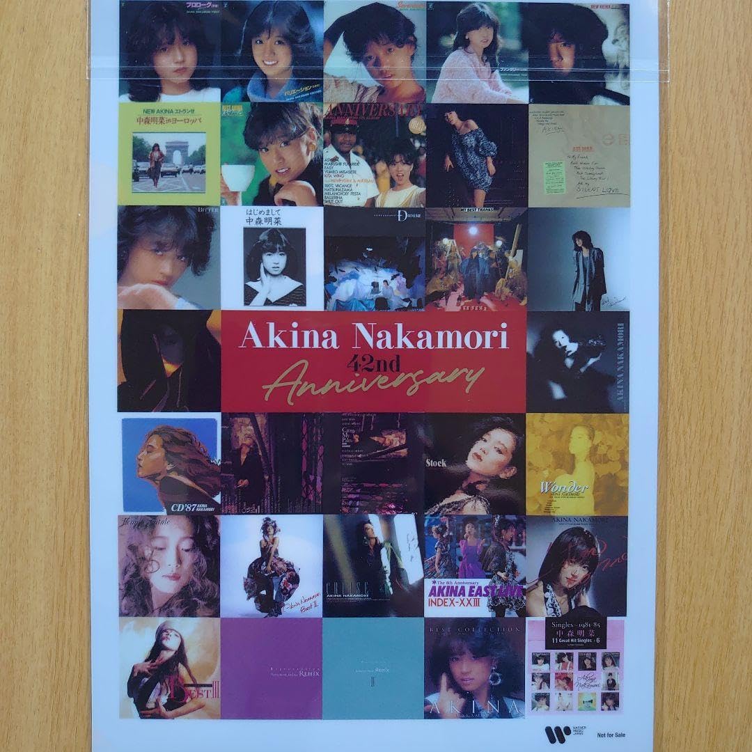 Amazon.co.jp: 中森明菜デビュー42周年記念クリアファイル : おもちゃ
