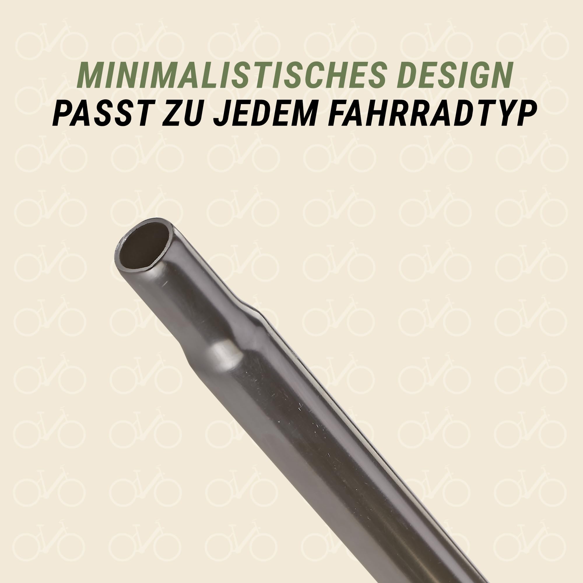 Prophete Sztyca podsiodłowa, materiał stal, długość: 300 mm, średnica 27,2 mm, kolor: czarny