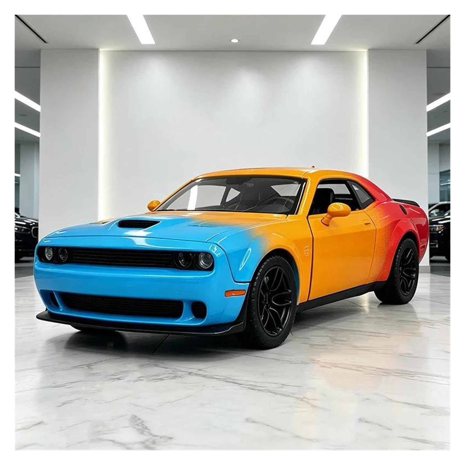 BANKOTO Diecast Car For Challenger For SRT For Hellcat Diecast Model Car Collectible