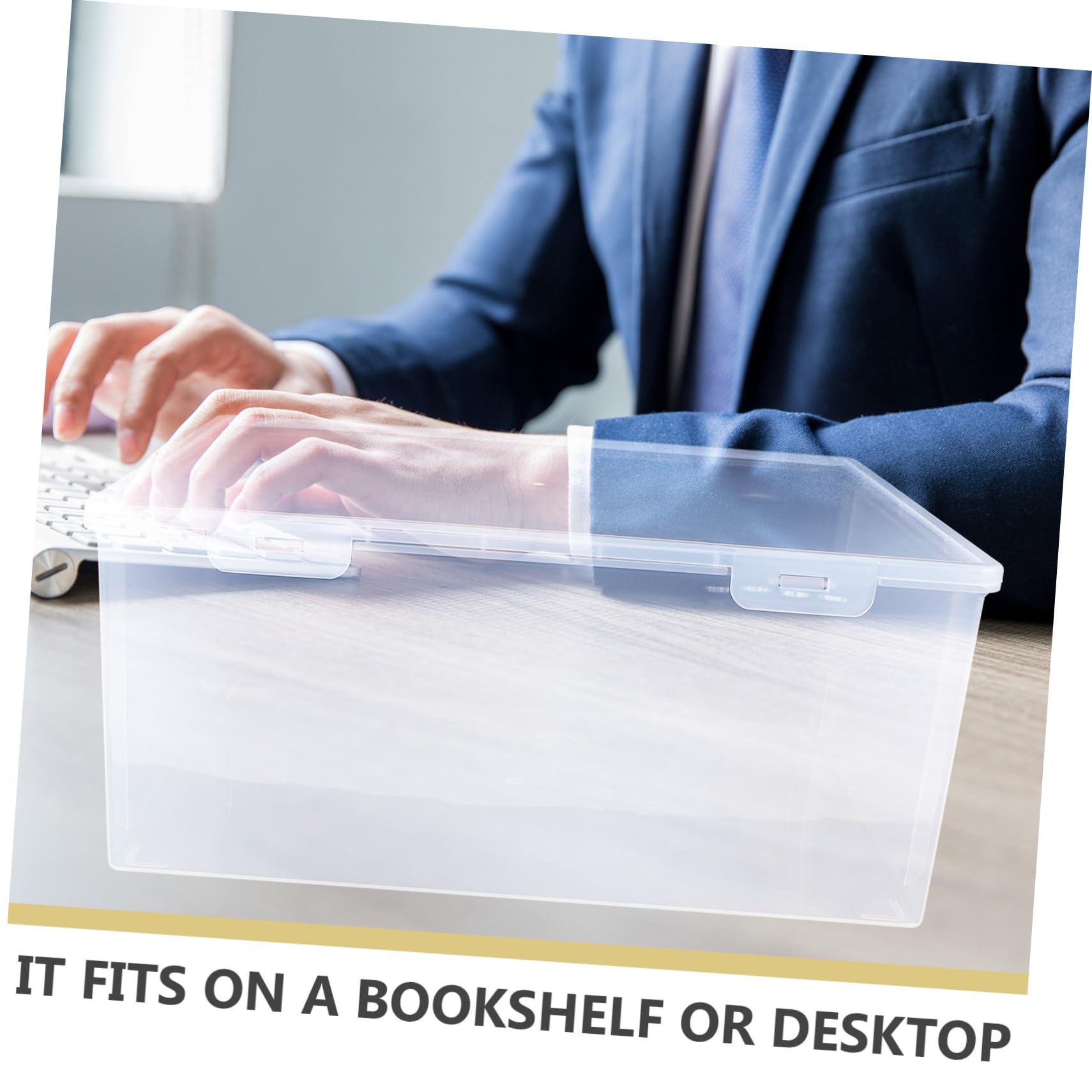 File Box Documenti Organizer Portatile Per e Casa Archiviazione Per Ricevute e Fatture Design Slim e Resistente e Facile