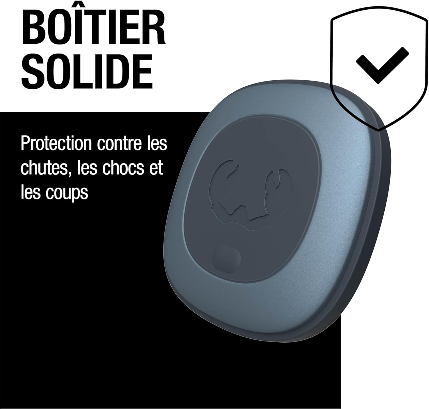 An iPhone notification showing 'keys left behind' from the Apple Find My app, indicating that the Smart Finder is no longer detected nearby.