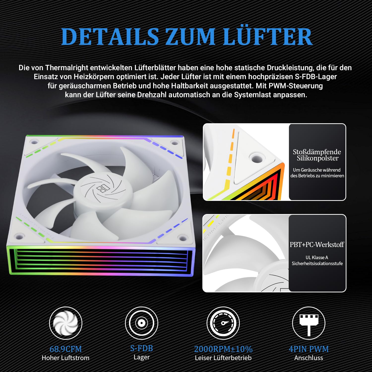 Thermalright Frozen Infinity 240 White Dissipatore ad acqua per CPU, AIO 240, Doppie ventole PWM TL-M12W, Dissipatore CPU a specchio infinito, per AMD/AM4/AM5, Intel LGA1851/1700/1150/1151