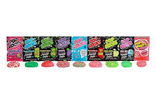 Miniatura 10 de Pop Rocks (paquete de 18)  18 paquetes envueltos individualmente de caramelos Pop Rocks  9 sabores surtidos de caramelos crujientes