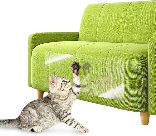 LXLOVESM 18 cintas para disuasión de arañazos para gatos protector de sofá para mascotas protectores transparentes para garras de perro para