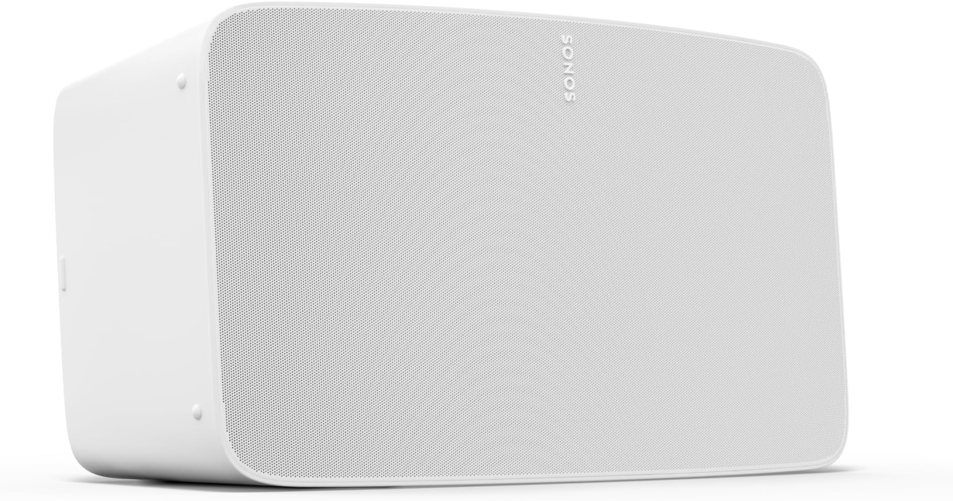 Five | HiFi Speaker with WiFi, 3.5 mm Line in, Support for Hi-Res Audio Streaming - White