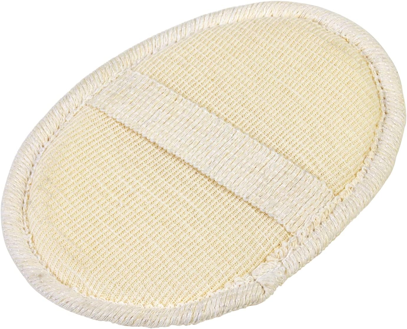Natural Exfoliating Loofah Pads for Face and Body, Soft Weave Facial Scrubber, Gentle Sisal Cleanser Sponge, Bath and Shower Exfoliator for Men, Women (2 Pack)
