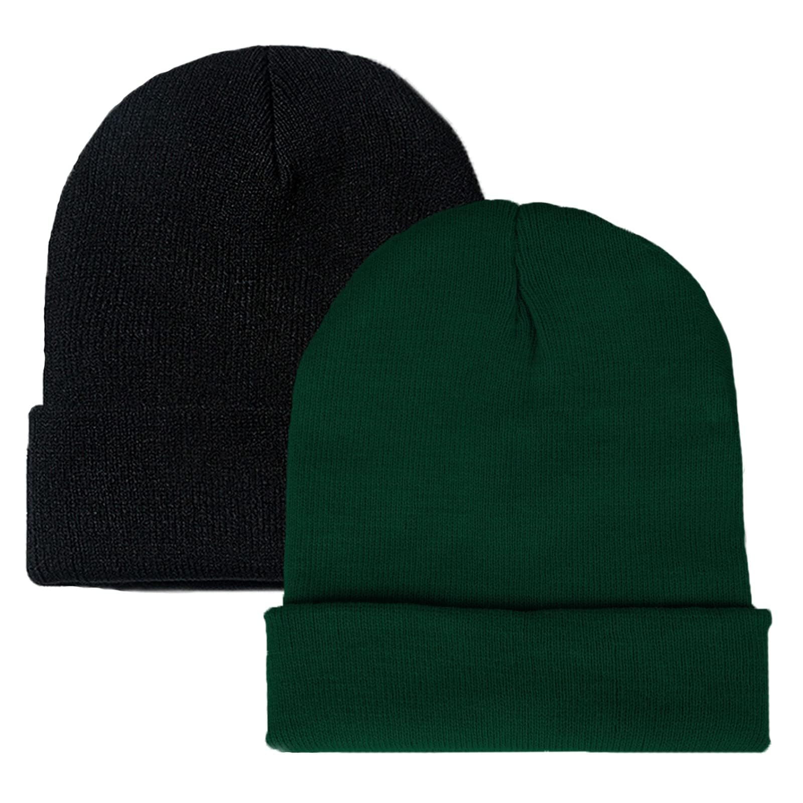 ZOORON Beanie for Men Women Slouchy Winter Beanie Hats Cuffed Skull Caps