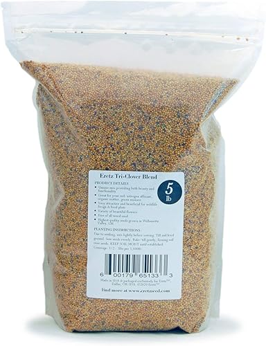 Miniatura 2 de Tri-Clover de Eretz - Mezcla de tres partes de tréboles que proporcionan belleza, cobertura y atractivo natural. Sin recubrimientos ni rellenos,