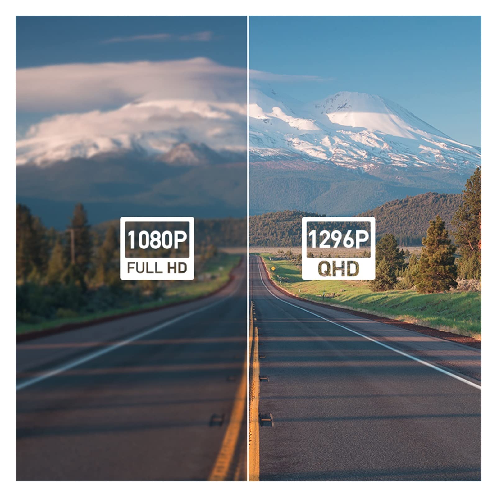HD 1296P kamera na deskę rozdzielczą tryb parkowania 24H wideorejestrator samochodowy WIFI; Kontrola aplikacji Super Widzenie Nocne(M300 Gray,64GB SD Card)