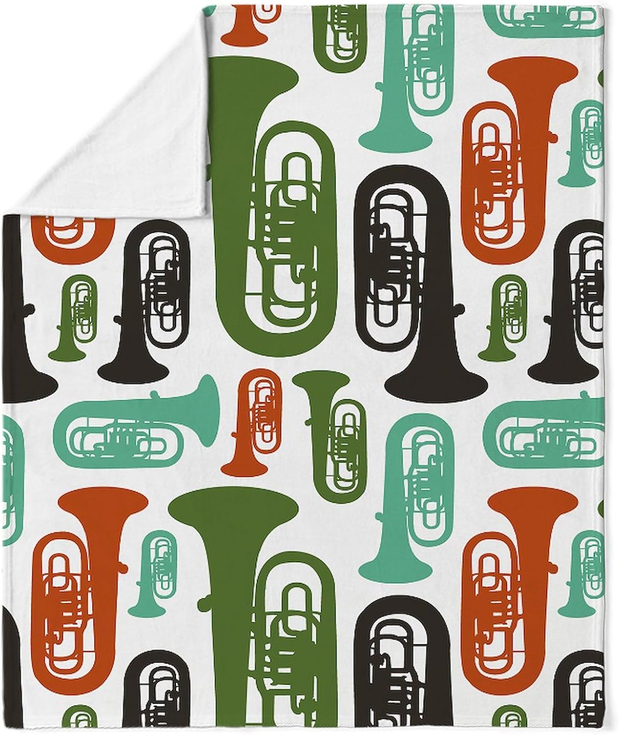 CafePress Tuba Throw Blanket Super Soft Fleece Plush Throw Blanket, 60"x50"
