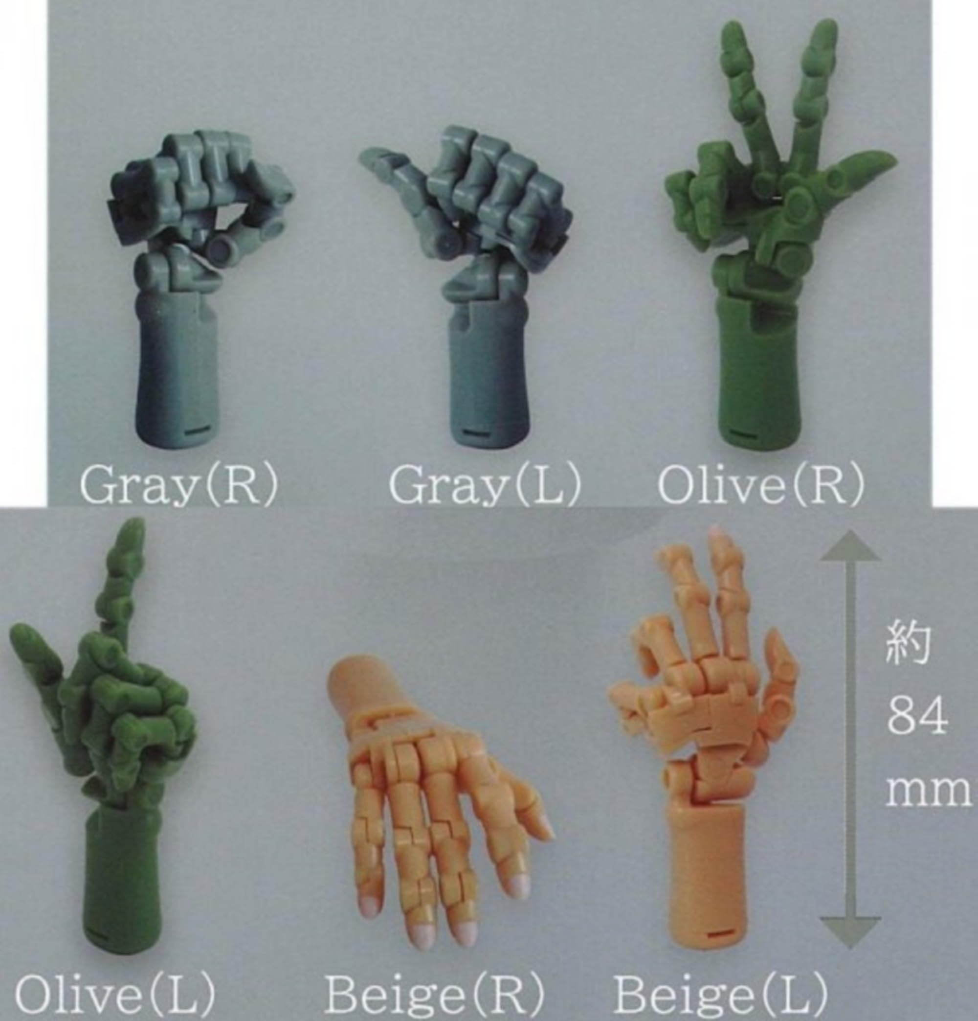 バラ売り「可動手首 オリーブハンド」OLIVE HAND 1/3 SCALE Amazon | トイズキャビン 1/3 SCALE 可動手首 オリーブハンド