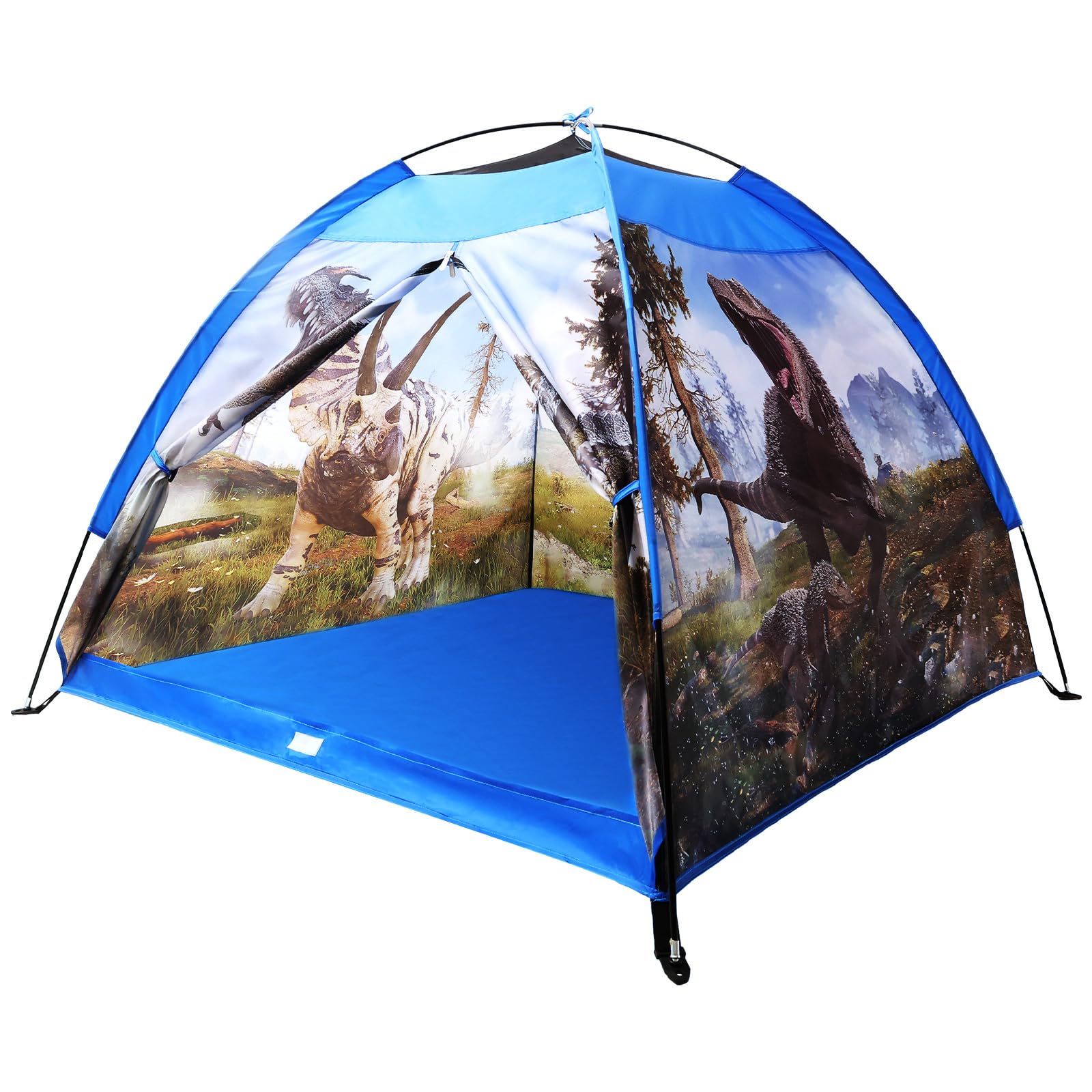 Dinosaur Kids Play Tent 48 * 48 * 43 inch Realistic Toddler Kids Tent as Dinosaur Toys Perfect for Boys Girls Ages 3 4 5 Indoor Outdoor Adventures as