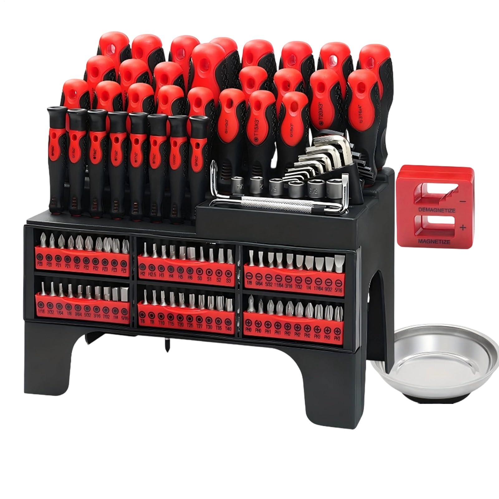 Magnetic Screwdriver Zestaw Narzędzi Do Naprawy Końcówek | Komplet Narzędzi Z Etui Do Konserwacji Komputerów Zegarków Okularów Sprzętu AGD Napraw Samochodowych Domowych I
