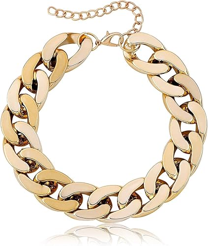 Miniatura 4 de Collar de cadena de eslabones de oro para perros, 10.6 in, pequeño brillante para perros pequeños o cachorros, aspecto de metal trenzado ligero, se