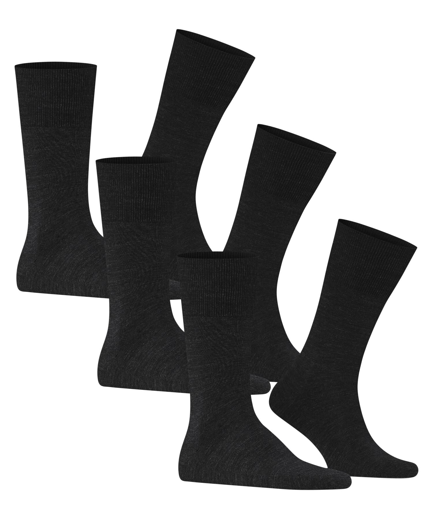 Falke Herren Socken Airport Multipack M So Wolle Baumwolle einfarbig 3 Paar – Bild 3