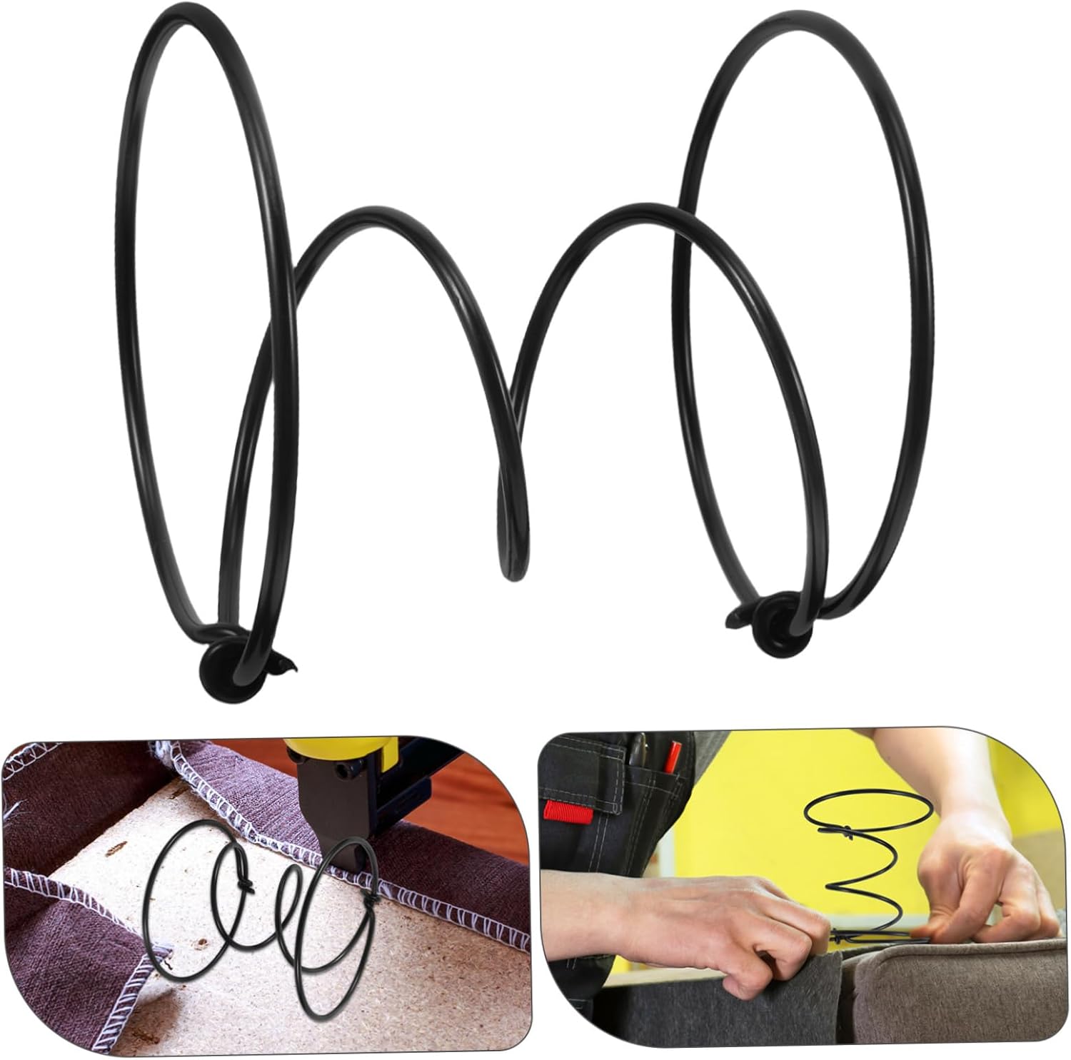 CHILDWEET 10pcs Upholstery Springs for Sofa Couch Recliner Chair Seat Repair High Elasticity Furniture Spring Replacement Kit