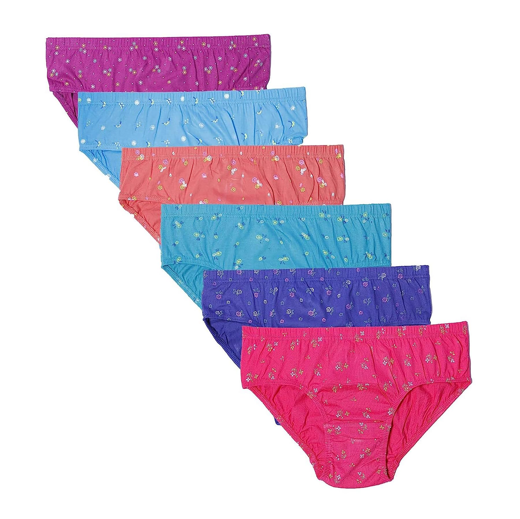 bornify Women's Printed Cotton Panty (Colors and Prints May Vary) - (Pack of 6, Multicolor)-picture-24