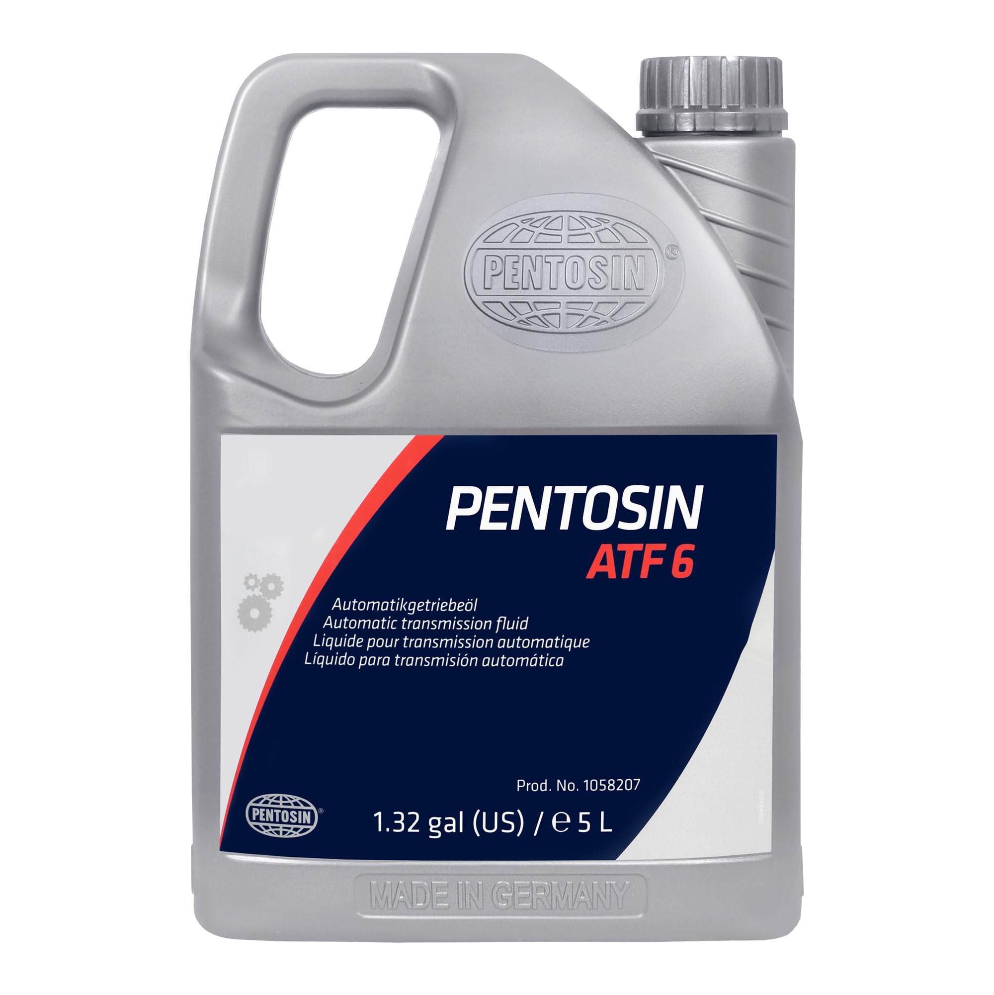 Pentosin 1058207 ATF 6 Long-Life Fully Synthetic Automatic Transmission Fluid for Select Aston Martin, Audi, Bentley, Jaguar, Land Rover, Maserati, Rolls Royce - 5 Liter Jug