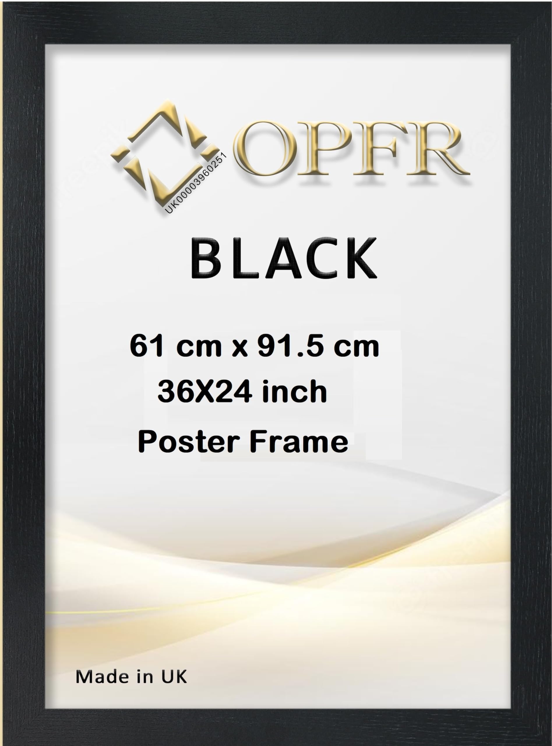 Opfr Black 61 Cm X 91.5 Cm Maxi Poster Frame(36X24)