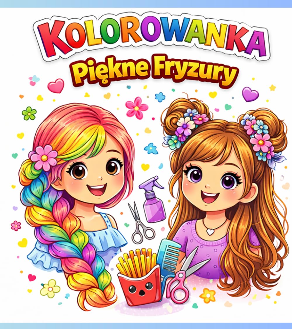 Kolorowanka Piękne Fryzury