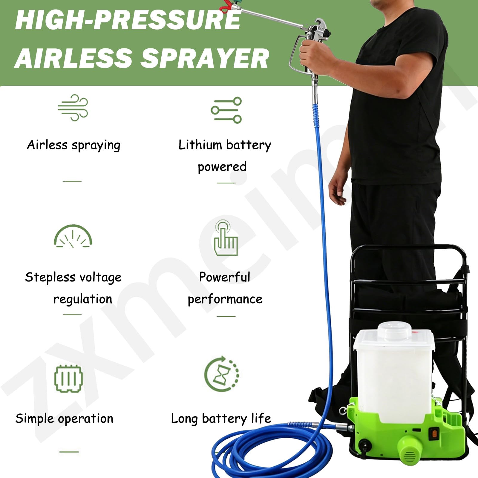 Pulvérisateur de Peinture sans Fil 2Batteries