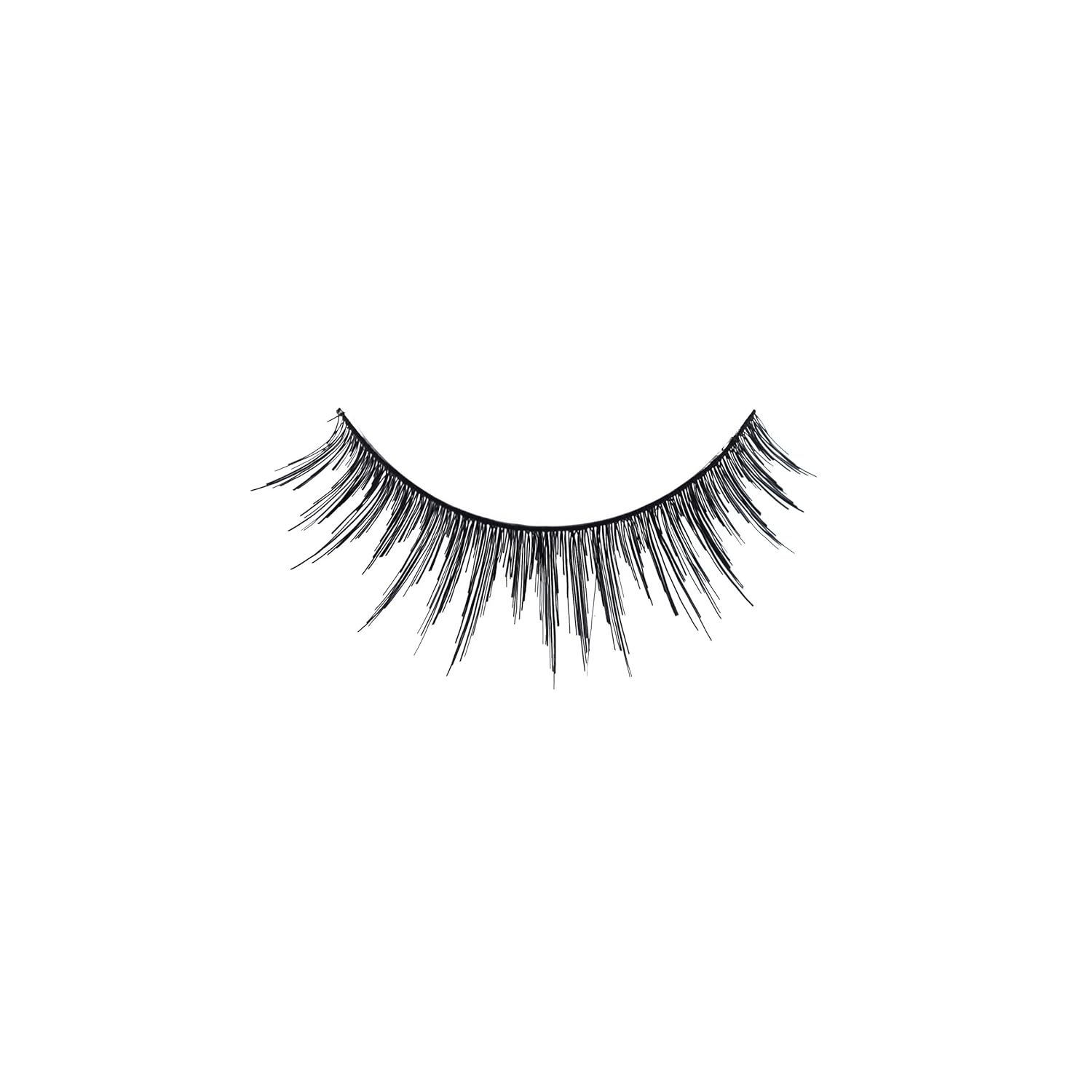 Amorus 12 Pairs Multipack #600 False Eyelashes Dozen Set 100% Natural Hair Black Handmade Comfortable Reusable Fake Lashes Pack
