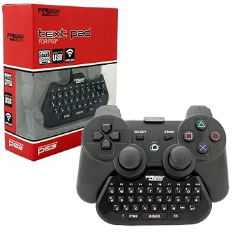 KMD Text Pad Adapter for PS3 - USB Keyboard - Game Controller - Gaming Accessory - Compatible with PlayStation 3