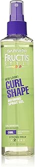 Garnier Fructis Style Curl Shape Defining Spray Gel, Curly Hair, 8.5 fl. oz.
