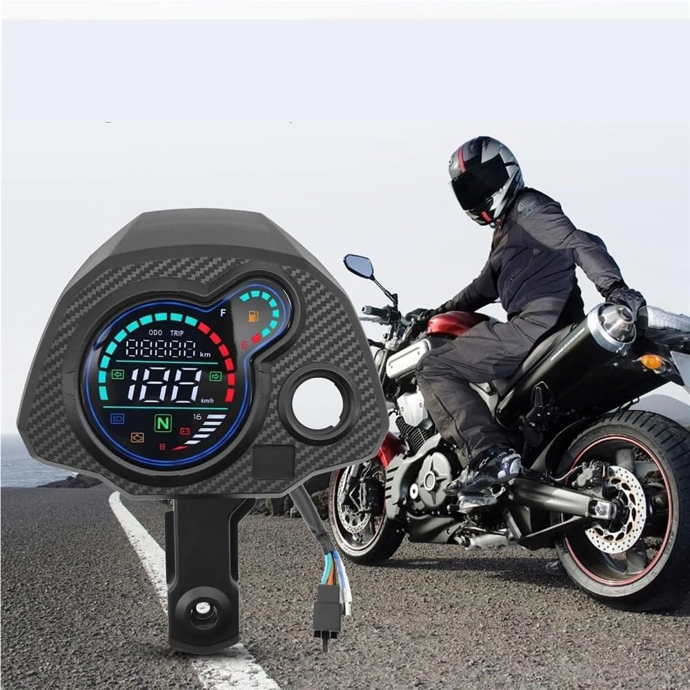 Motorcycle Odometer Gauge Universal Motorcycle Dashboard Digital Odometer Speed Meter Tachometer For Navi 110 For Navi110