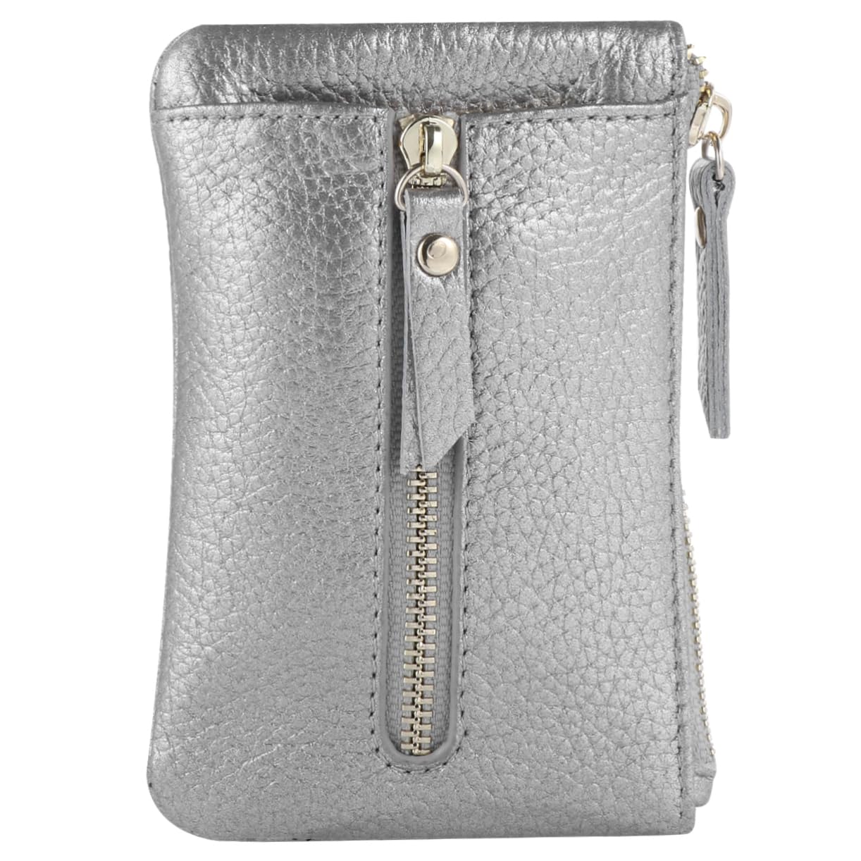 1Pc Multifunctional Leather Change Purse with Zipper Lock Design Coin Wallet for Keys Cash Receipts for Organizing Essentials/34462