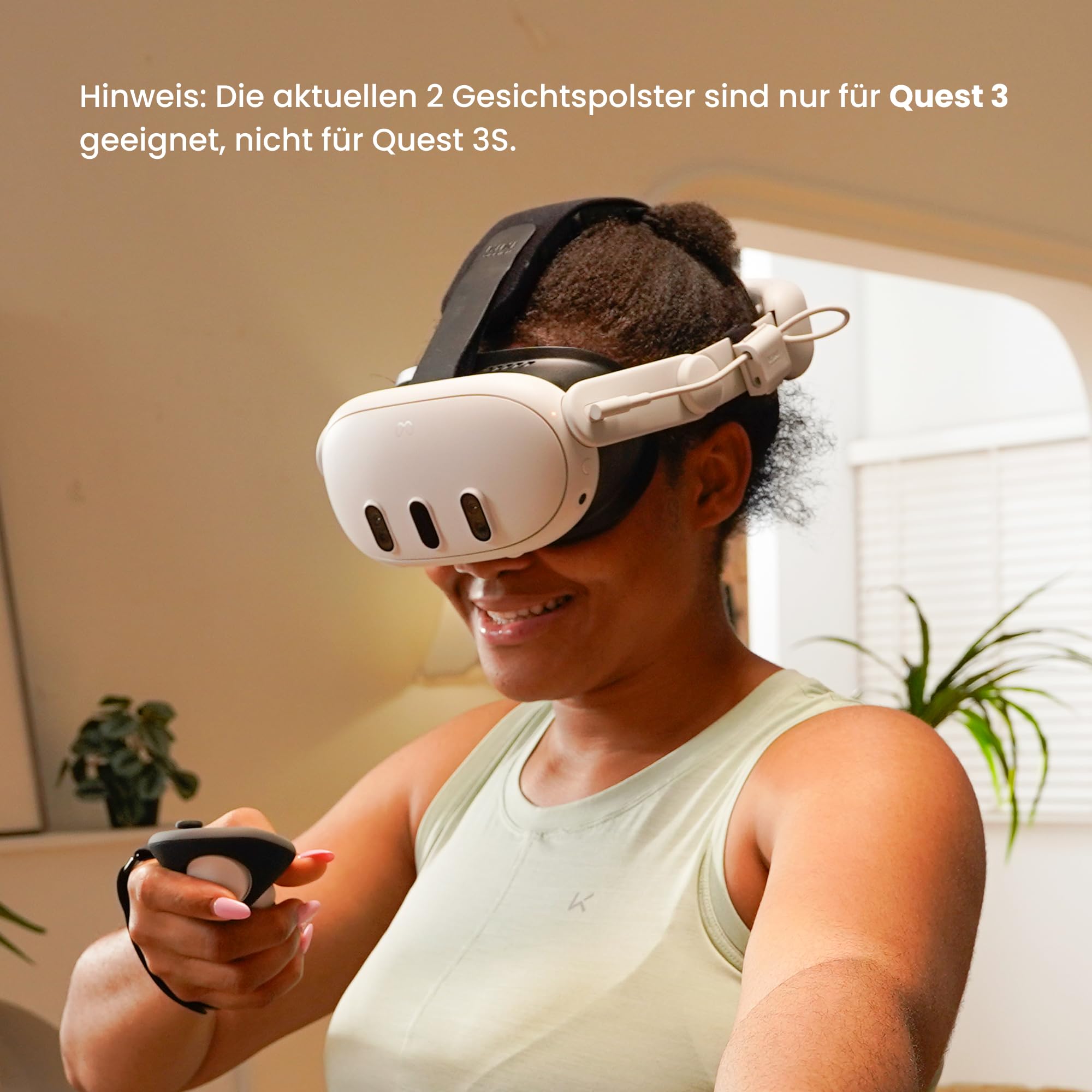 KIWI design V3 Face Cover Pad Facial Interface,Kompatibel mit Meta Quest 3-Zubehör, Nicht für Quest 3S