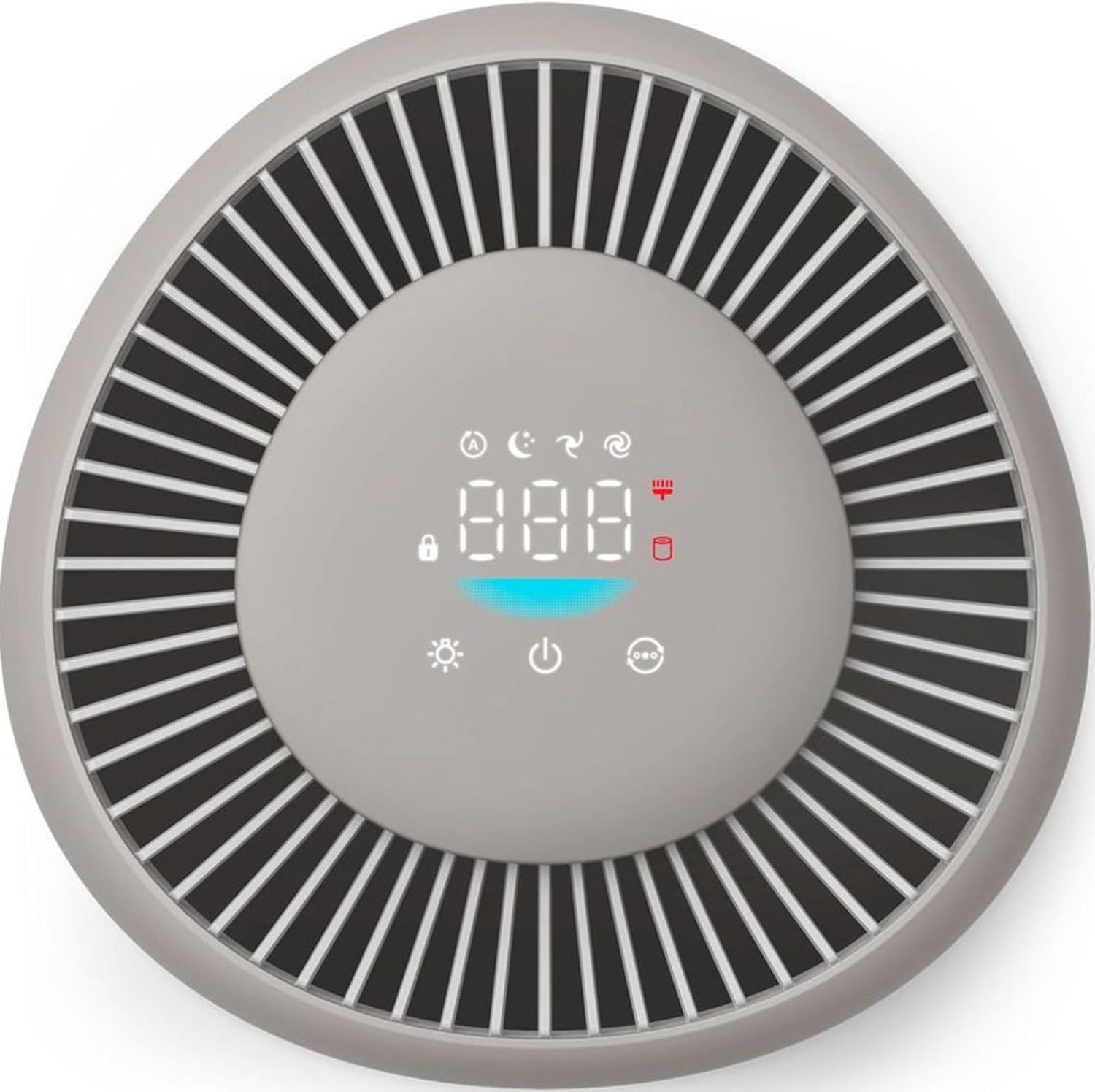 Oke view of Philips Air Purifier control panel with digital display.