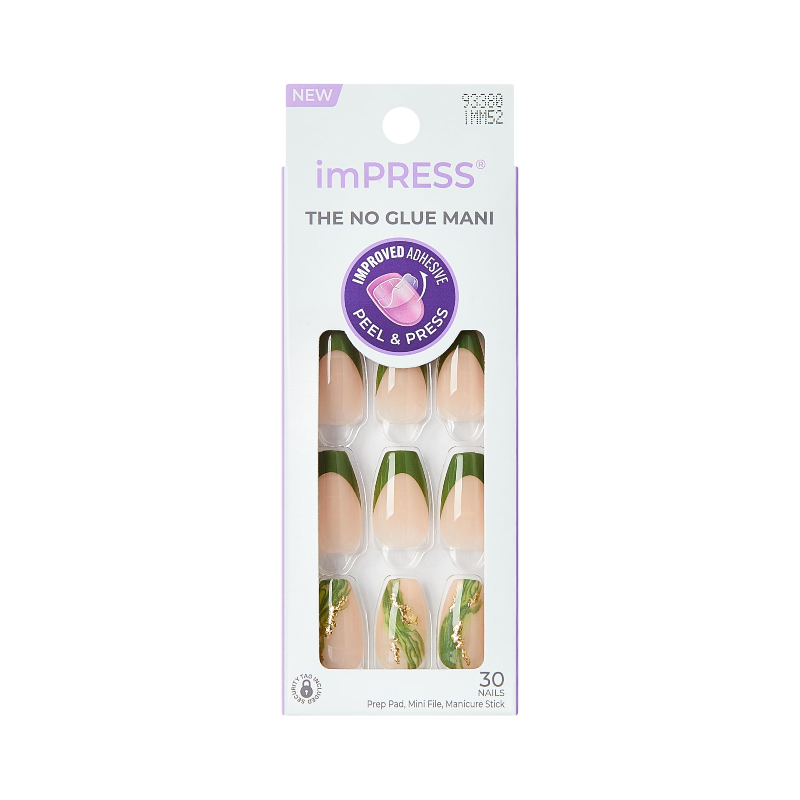 Amazon.com: Kiss Impress No Glue Mani Press On Nails, Design, 'Ballerina', Green, Medium Size, Coffin Shape, Includes 30 Nails, Prep Pad, Instructions Sheet, 1 Manicure Stick, 1 Mini File : Beauty & Personal Care Amazon.com: Kiss Impress No Glue Mani Press On Nails, Design, 'Ballerina', Green, Medium Size, Coffin Shape, Includes 30 Nails, Prep Pad, Instructions Sheet, 1 Manicure Stick, 1 Mini File : Beauty & Personal Care