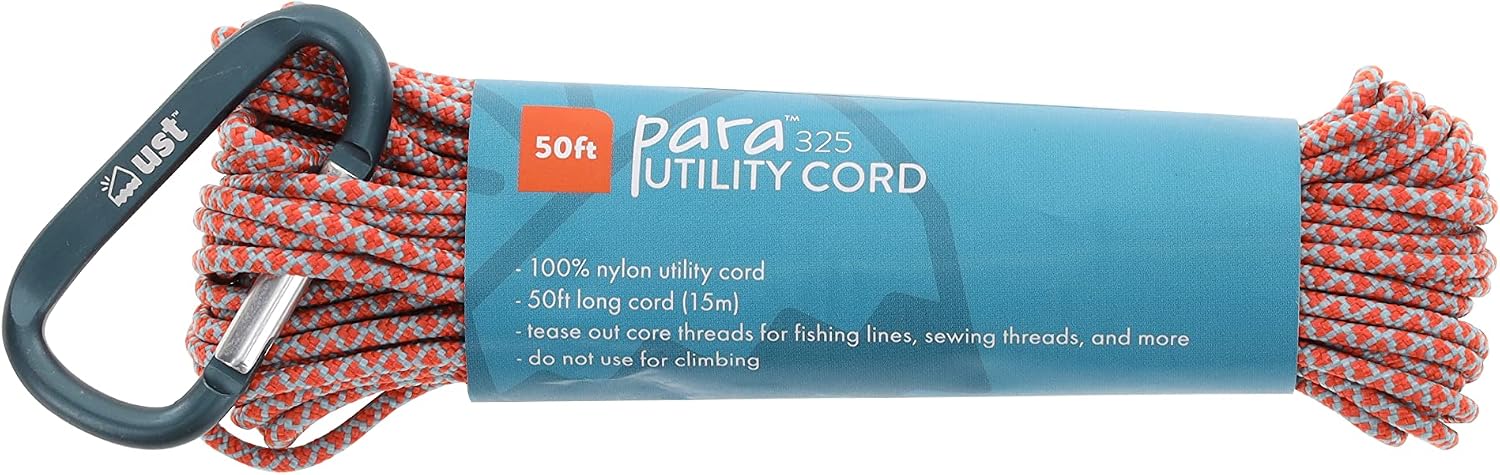 UST Heavy Duty Paracord, 325 Pound, 50 feet, Orange