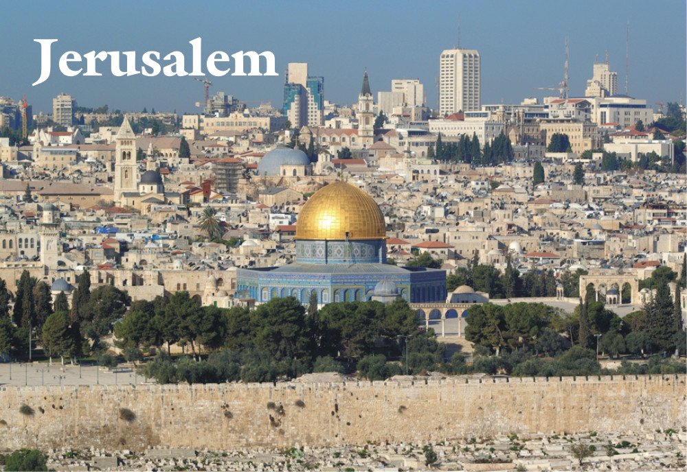 Jerusalem, Old City, Israel, Dome of The Rock, Souvenir Magnet 2 x 3 Photo Fridge Magnet