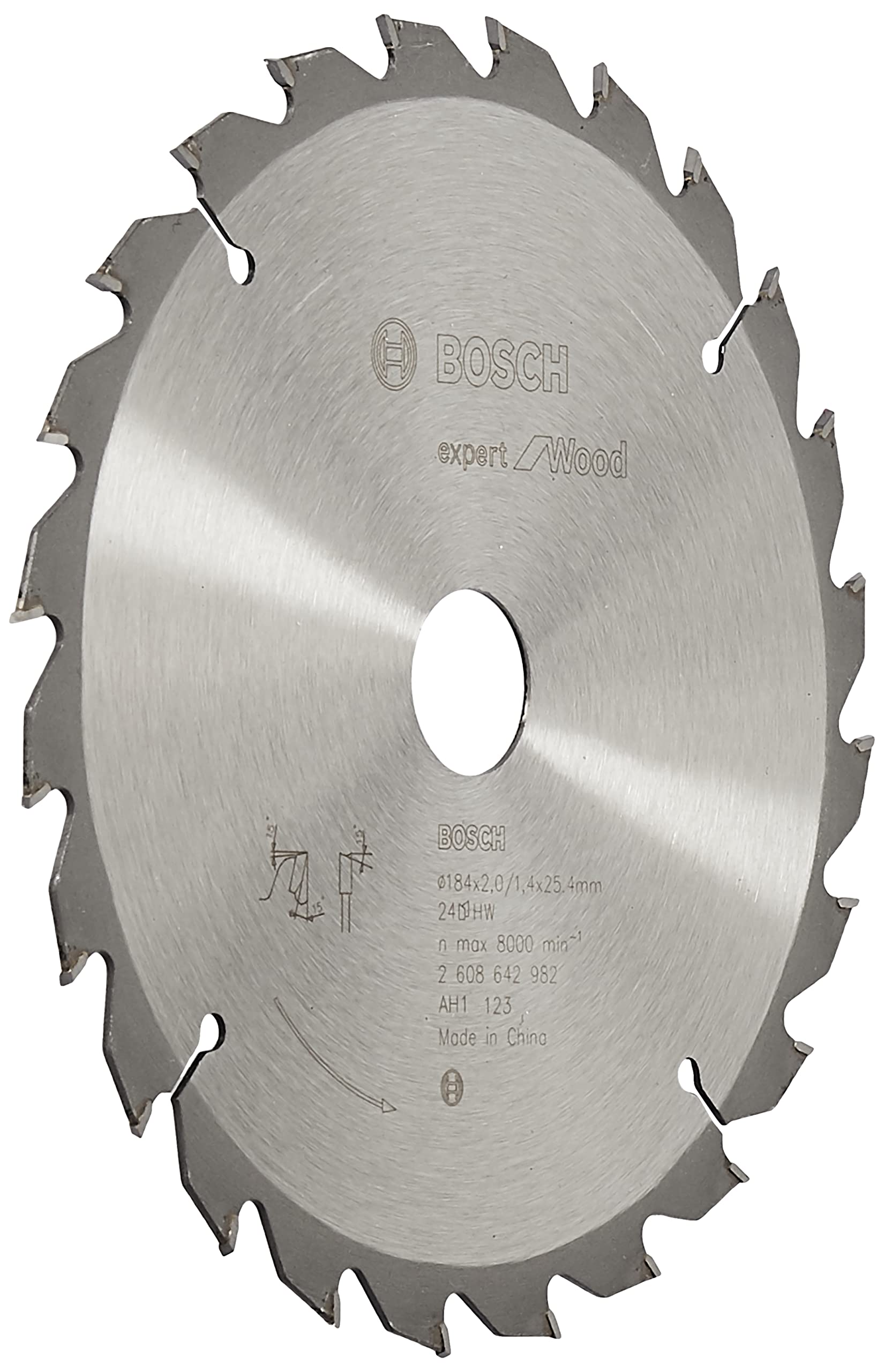 Bosch Professional Circular saw blade for wood 184mm dia 25.4mm bore 24 Teeth (B083DC214T) Amazon Price History, Amazon Price Tracker