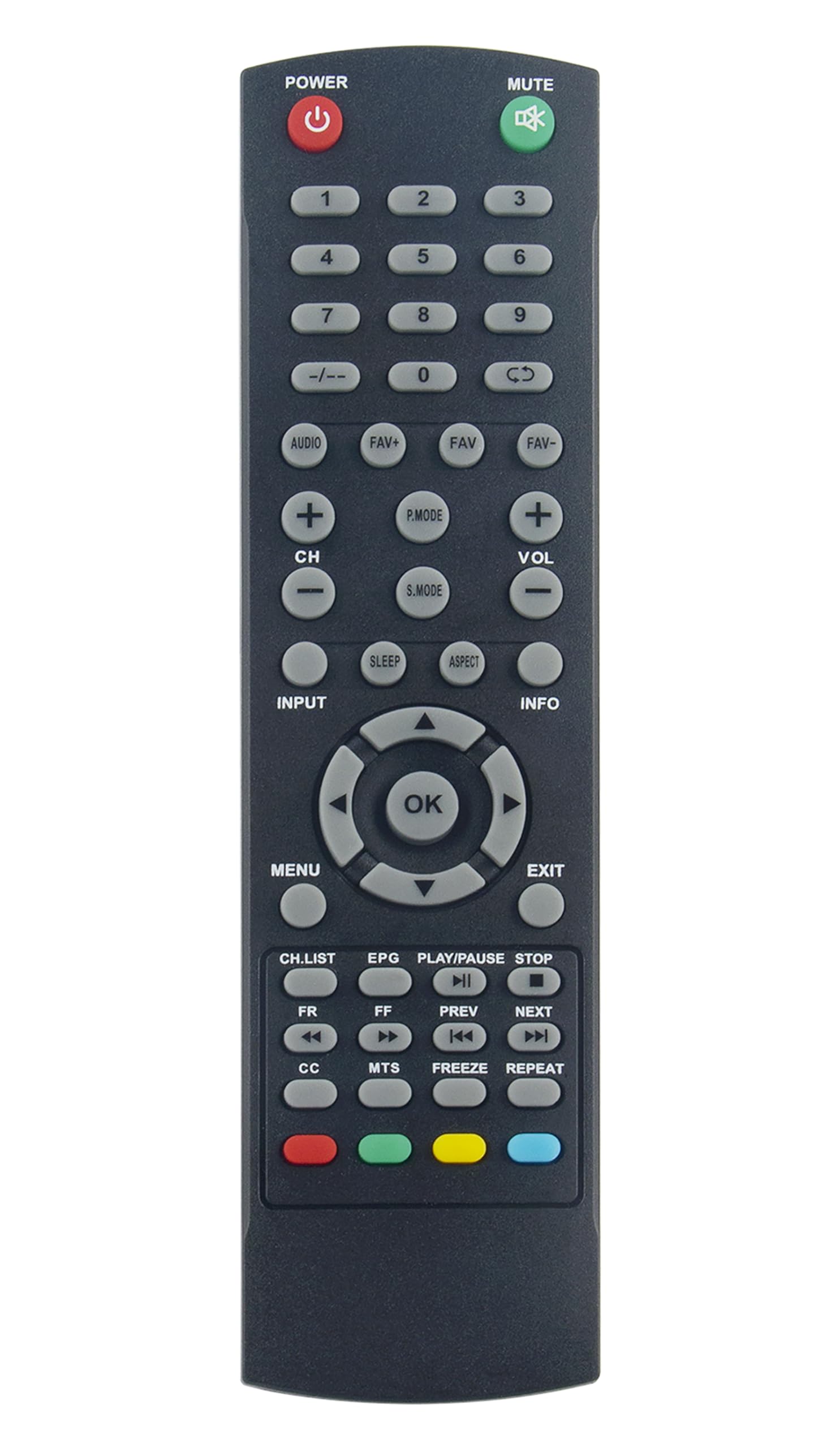 Télécommande de rechange pour TV RCA résout boutons bloqués RTU5820 - 8